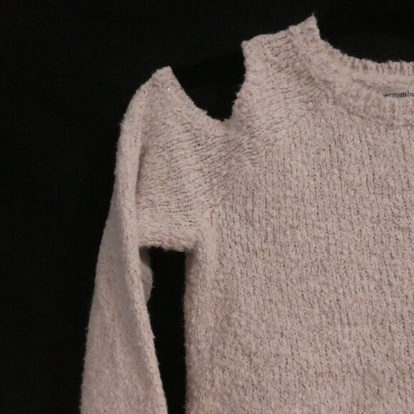 ABERCROMBIE KIDS | 11/12 | Knit Sweater With Open Shoulders | Shiny Fibers - Picture 3 of 15